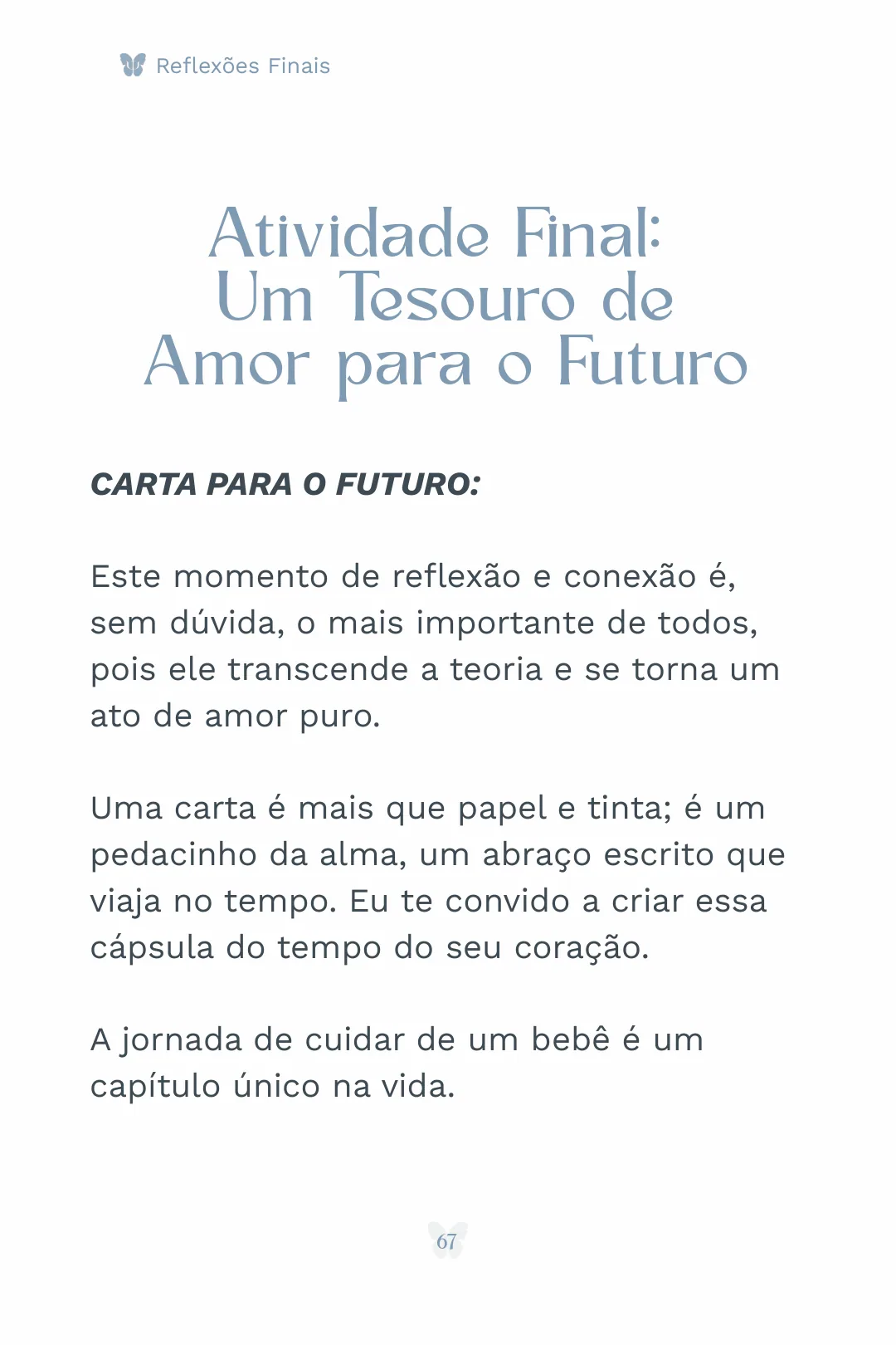 Atividade final: Um Tesouro de Amor para o Futuro